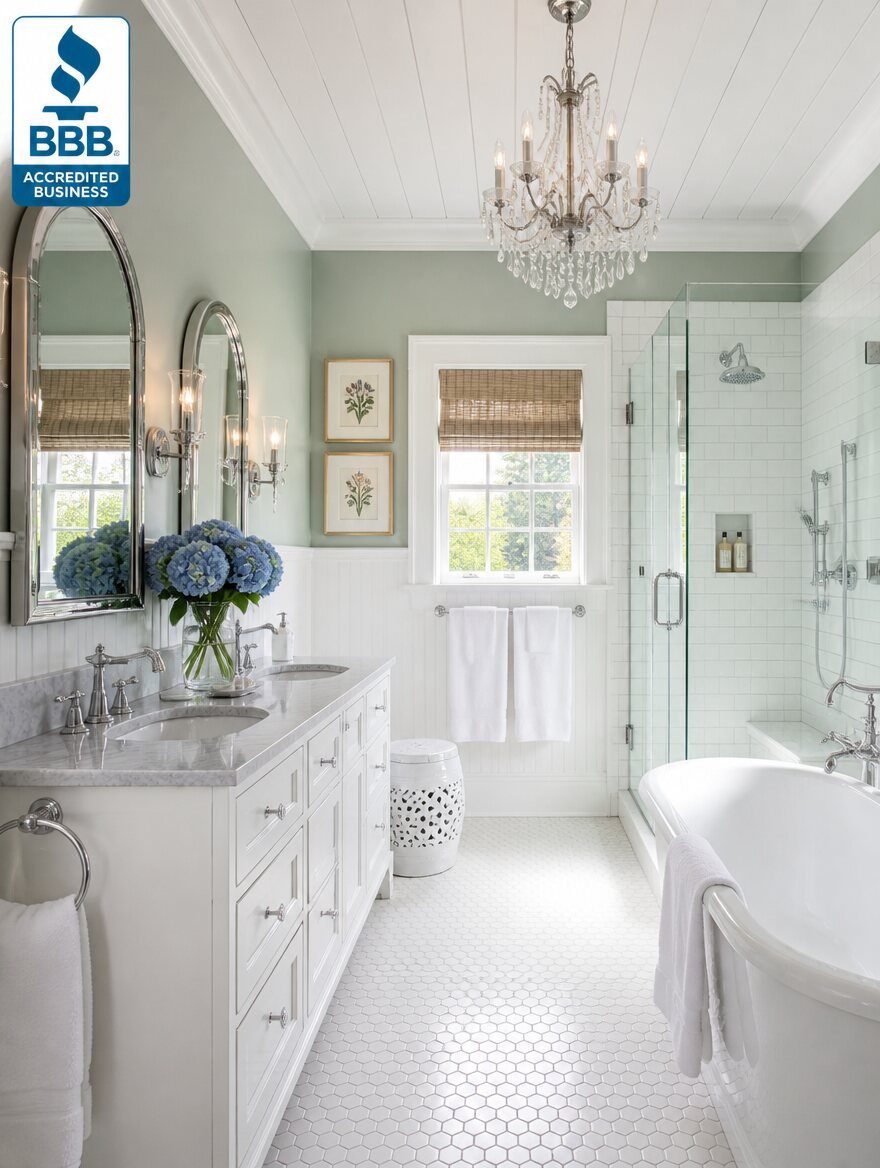 Beautiful remodeled bathroom